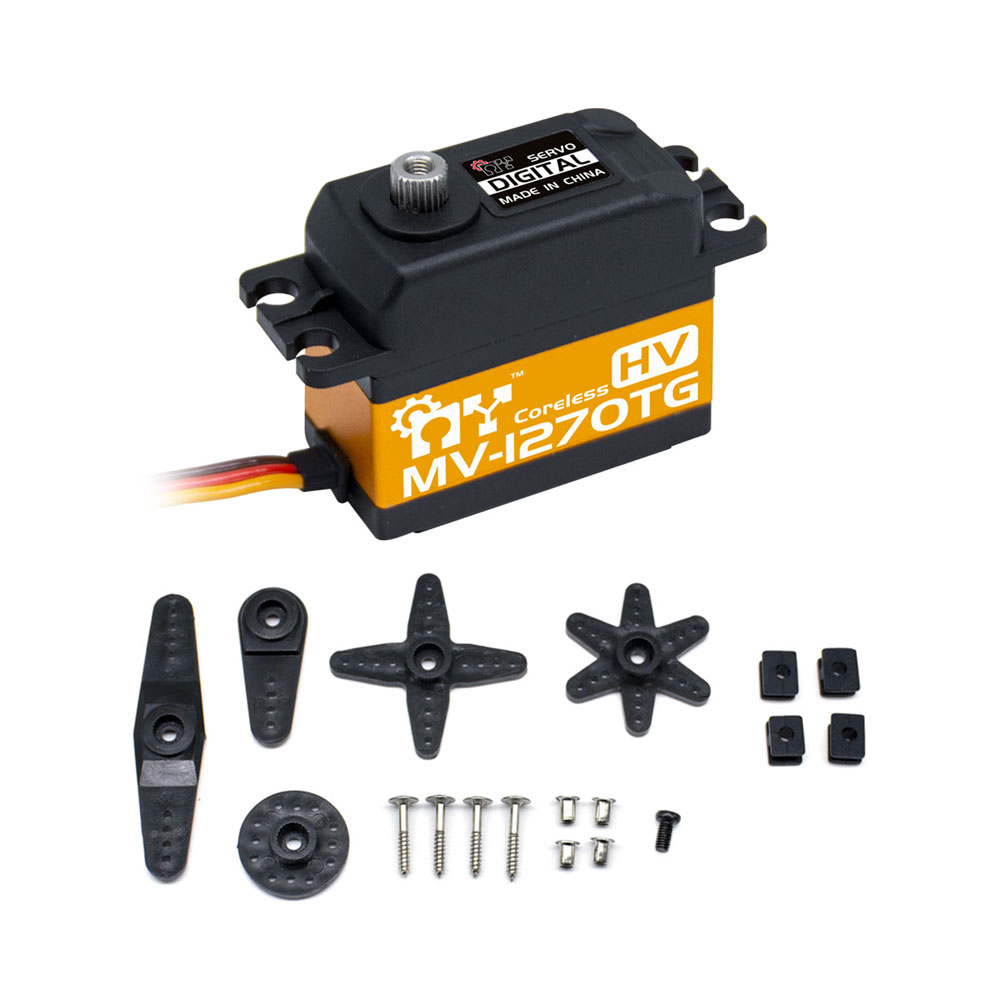 MY RC Servo MV-1270TG  HV 35kg - огляд і ціна Rc Helicopter Parts