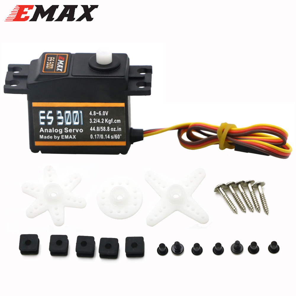1/4PCS EMAX ES3001 4.8-6.0V 37 - огляд і ціна Rc Helicopter Parts