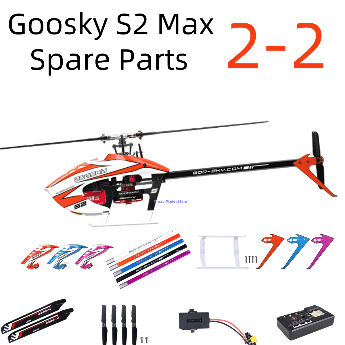 In Stock Goosky S2 Max BE A LE - огляд і ціна Rc Helicopter Bag